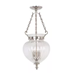   Elstead Lighting FINSBURY PARK FP-P-M-POL-NCKL Függőlámpa 3x60W/E14