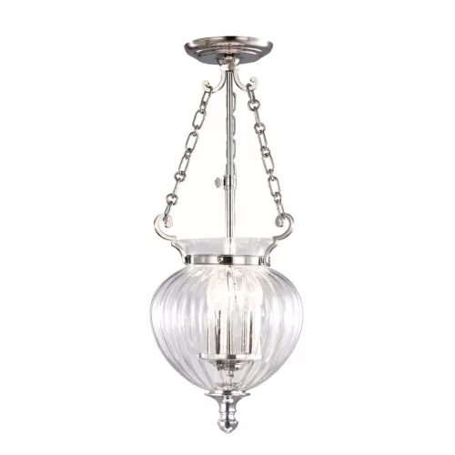 Elstead Lighting FINSBURY PARK FP-P-S-POL-NCKL Függőlámpa 3x60W/E14
