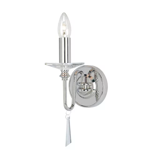 Elstead Lighting FINSBURY PARK FP1-POL-NICKEL Fali lámpa 1x60W/E14