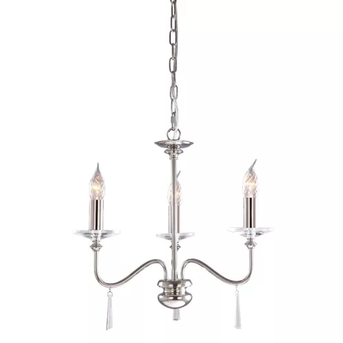 Elstead Lighting FINSBURY PARK FP3-POL-NICKEL Csillár 3x60W/E14
