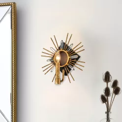 Gilded Nola Sun King GN-SUN-KING-1-G Fali lámpa 1x40 W/E14