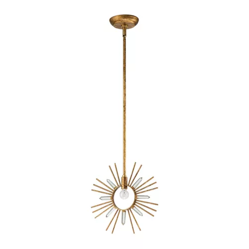 Gilded Nola Sun King GN-SUN-KING-P-G Függőlámpa 1x60 W/E27
