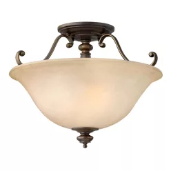   Hinkley Lighting DUNHILL HK-DUNHILL-SF Plafonlámpa 2x60W/E27