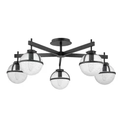   Hinkley Lighting Hollis HK-HOLLIS-5-C-BK Plafonlámpa 5x40 W/E14 ip44