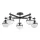 Hinkley Lighting Hollis HK-HOLLIS-5-C-BK Plafonlámpa 5x40 W/E14 ip44