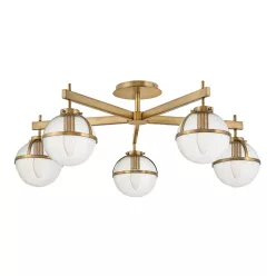   Hinkley Lighting Hollis HK-HOLLIS-5-C-HB Plafonlámpa 5x40 W/E14 ip44