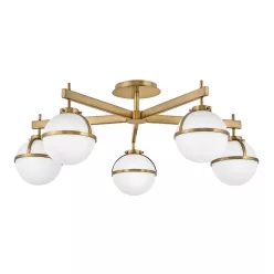   Hinkley Lighting Hollis HK-HOLLIS-5-O-HB Plafonlámpa 5x40 W/E14 ip44