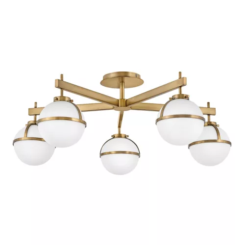Hinkley Lighting Hollis HK-HOLLIS-5-O-HB Plafonlámpa 5x40 W/E14 ip44