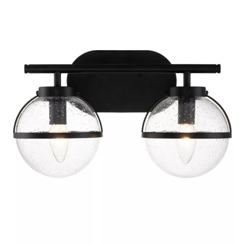 Hinkley Hollis HK-HOLLIS2-C-BK-BATH Fali lámpa 2x60W/E14 IP44
