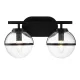 Hinkley Hollis HK-HOLLIS2-C-BK-BATH Fali lámpa 2x60W/E14 IP44