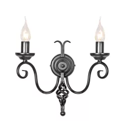 Elstead Lighting HARLECH HR2A-BLACK Fali lámpa 2x60W/E14