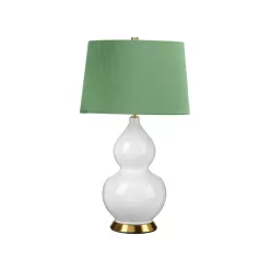   Elstead Lighting Isla ISLA-AB-TL-GREEN Asztali lámpa 1x60 W/E27