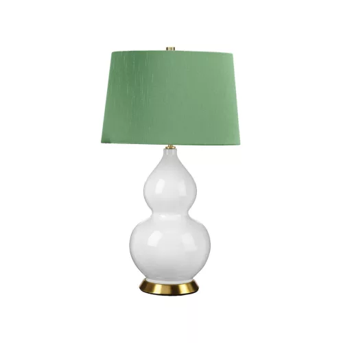 Elstead Lighting Isla ISLA-AB-TL-GREEN Asztali lámpa 1x60 W/E27