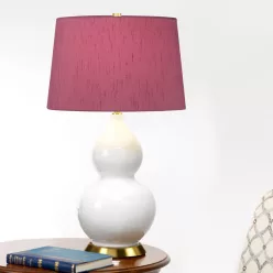   Elstead Lighting Isla ISLA-AB-TL-PURPLE Asztali lámpa 1x60 W/E27