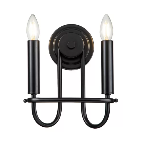 Kichler Capitol Hill KL-CAPITOL-HILL2-BLK Fali lámpa 2x40 W/E14