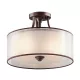 Kichler LACEY KL-LACEY-SF-MB Plafonlámpa 3x60W/E27