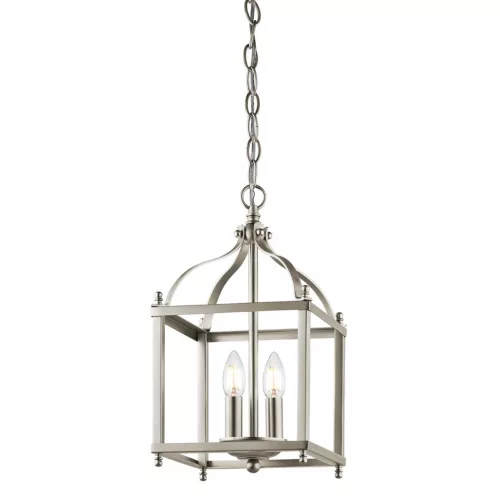 Kichler LARKIN KL-LARKIN-P-S-NI Függőlámpa 2x60W/E14