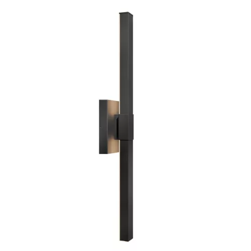 Kichler Nocar KL-NOCAR-L-BK Fali lámpa 1x39W/LED 3000K 1800lm IP44