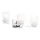 Kichler Roehm KL-ROEHM3-PC Fali lámpa 3x3.5W/G9 IP44