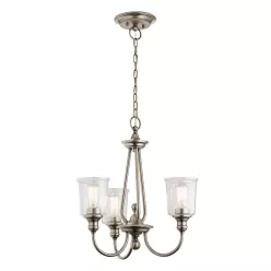 Elstead Lighting WAVERLY KL-WAVERLY3-CLP Csillár 3x60W/E27