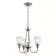 Elstead Lighting WAVERLY KL-WAVERLY3-CLP Csillár 3x60W/E27