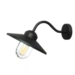   Elstead Lighting KLAMPENBORG KLAMPENBORG-BK Fali lámpa 1x60W/E27 IP44