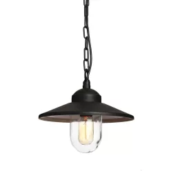   Elstead Lighting KLAMPENBORG KLAMPENBORG8-BK Függőlámpa 1x60W/E27 IP44