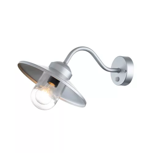 Elstead Lighting Klampenborg KLAMPENBORG-PIR-SIL Fali lámpa 1x60W/E27 IP44