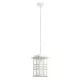 Elstead Lighting BEACON SQUARE KL-BEACON-SQUARE8-WHT Függőlámpa 1x60W/E27 IP44