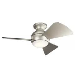   Kichler Sola KLF-SOLA-34-BN Ventilátor 1x10W/LED 3000K 1116 lm IP23