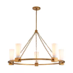   Elstead Lighting Kristy KRISTY5-DG-OPAL Csillár 5x40W/E27 IP20
