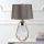 Elstead Lighting LENA SMALL LENA-TL-S-SMOKE Asztali lámpa 1X7W/GU10+1x60W/E27
