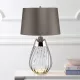 Elstead Lighting LENA SMALL LENA-TL-S-SMOKE Asztali lámpa 1X7W/GU10+1x60W/E27