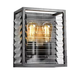 Elstead Lighting Louvre LOUVRE2 Fali lámpa 2x60W/E27