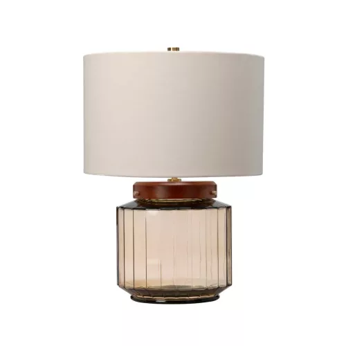 Elstead Lighting LUGA LUGA-TL-SMOKE Asztali lámpa 1x60W/E27