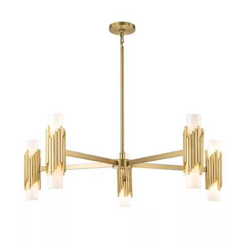 Elstead Lighting Marvele MARVELE10-AB-OPAL Csillár 10x40W/E14 IP20