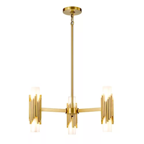 Elstead Lighting Marvele MARVELE6-AB-OPAL Csillár 6x40W/E14 IP20