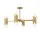 Elstead Lighting Marvele MARVELE8-AB-OPAL Csillár 8x40W/E14 IP20