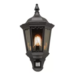   Elstead Lighting SECURITY LANTERS MD7-PIR-BLACK Fali lámpa 1x60W/E27 IP43