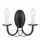 Elstead Lighting MINSTER MN2-BLACK Fali lámpa 2x60W/E14