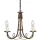 Elstead Lighting MINSTER MN3-BLK-GOLD Csillár 3x60W/E14