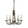 Elstead Lighting MINSTER MN5-BLK-GOLD Csillár 5x60W/E14