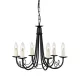 Elstead Lighting MINSTER MN6-BLACK Csillár 6x60W/E14