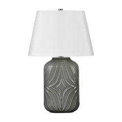 Elstead Lighting MUSE MUSE-TL-GREY Asztali lámpa 1x60W/E27