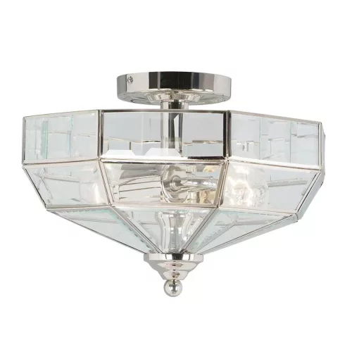 Elstead Lighting OLD PARK OLD-PARK-PN Plafonlámpa 2x60W/E27