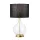 Elstead Lighting Orb ORB-CLEAR-AB-BLK Asztali lámpa 1x60W/E27