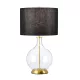 Elstead Lighting Orb ORB-CLEAR-AB-BLK Asztali lámpa 1x60W/E27