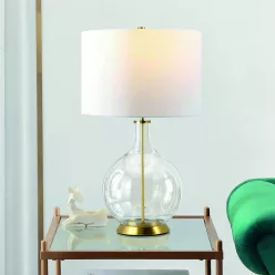   Elstead Lighting Orb ORB-CLEAR-AB-WHT Asztali lámpa 1x60W/E27