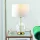 Elstead Lighting Orb ORB-CLEAR-AB-WHT Asztali lámpa 1x60W/E27