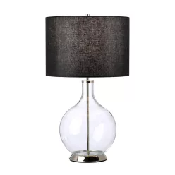   Elstead Lighting Orb ORB-CLEAR-PN-BLK Asztali lámpa 1x60W/E27